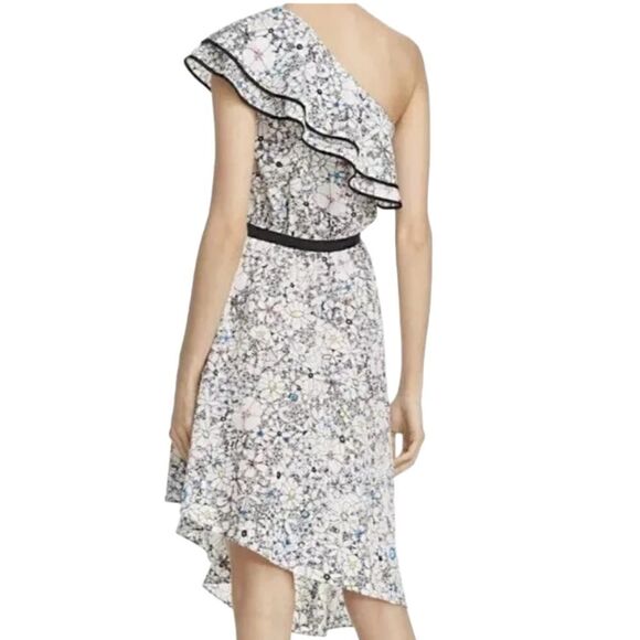 REVOLVE LIKELY Contour Daisy Delbarton Asymmetrical One Shoulder Dress Size 6 - Picture 2 of 9